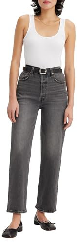 Levi's Femme Ribcage Straight Ankle, Well Worn, 28W / 31L