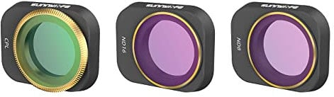 MCUV ND CPL Lens Filters Kits Compatible for DJI Mini 3 Pro, Polarizing Filters Set (3-piece set: CPL+N1D8+ND16)
