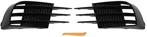 Copertura Griglia Fendinebbia, 1 Paio di Paraurti Anteriore Nero Lucido Copertura Griglia Fendinebbia Sostituzione Cornice Cornice Fendinebbia per 6 MK6 GTD 2008‑2013