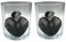 Lot de 2 verres mélangeurs sous licence Disney Bourriquet Donkey Winnie l'ourson