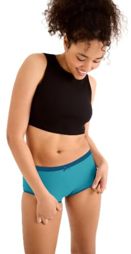 SELENACARE Teenager Perioden Unterwäsche Hipster - Menstruationsunterwäsche für Teens, waschbare & antibakterielle Panty, 100% vegan, 25ml Absorption