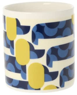 Orla Kiely 'Dog Show Blue/Sage' Mug 350ml