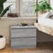 Bussandri Exclusive - Nachttisch Grau Sonoma 50x39x43,5 cm Holzwerkstoff