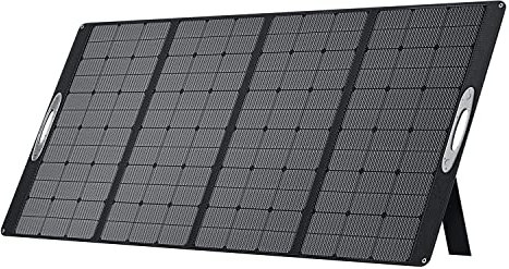 OUKITEL Panneau solaire 400 W, panneaux solaires pliables module solaire pour station d'énergie portable P5000, module photovoltaïque système solaire pour camping en plein air, jardin, caravane