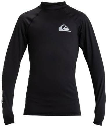 Quiksilver Everyday - Langärmliges Surf-T-Shirt mit UPF 50 für Jungen 8-16 Schwarz