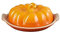 Le Creuset Stoneware Pumpkin Butter Dish, Persimmon