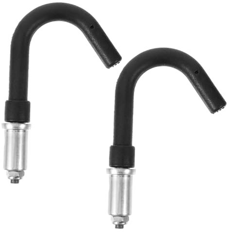 IWOWHERO 2st Leiter-wandhaken Leiter-dachhaken-set Leiterwandhalter Leiterstabilisator Für Dachrinnen Teleskop-leiterhaken Zubehör Für Verlängerungsleitern Bodenmatte Gummi Schwer