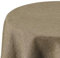 Deconovo Tischwäsche Leinenoptik Tischdecke Abwaschbar Tischdecken Lotuseffekt Tischtücher Wasserabweisend für Esszimmer Küche Wohnzimmer, Rund, 140cm, Taupe, 1 Stück