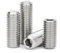 ORTAVA Tornillos prisioneros, Tornillos de Seguridad, M8 x 8 mm, DIN 913/ISO 4026, con hexágono interior (ISK) y cabeza cónica, Tornillo Prisionero Acero Inoxidable (plata)