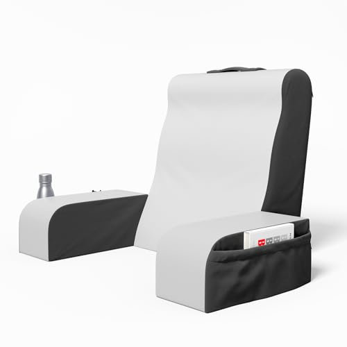 Kolbs - Cuscino da lettura, supporto completo per il comfort, in schiuma solida, cuscino per la schiena, per letto, seduti, TV, libri, videogiochi, per letto, schienale, letto, sedia con braccioli