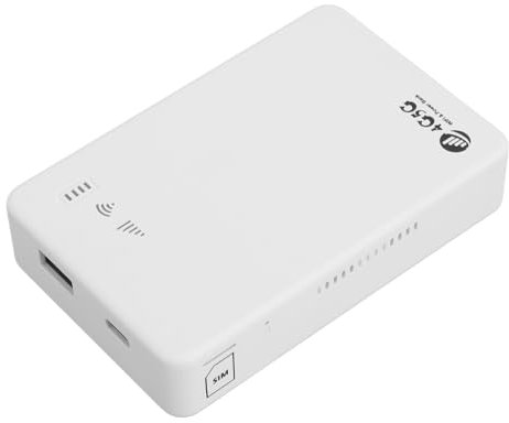 Unlocked 5G WiFi Hotspot Device, 4G LTE Mobile Hotspot, 300Mbps 4G LTE Router with SIM Card Slot, Supports Up to 10 Users