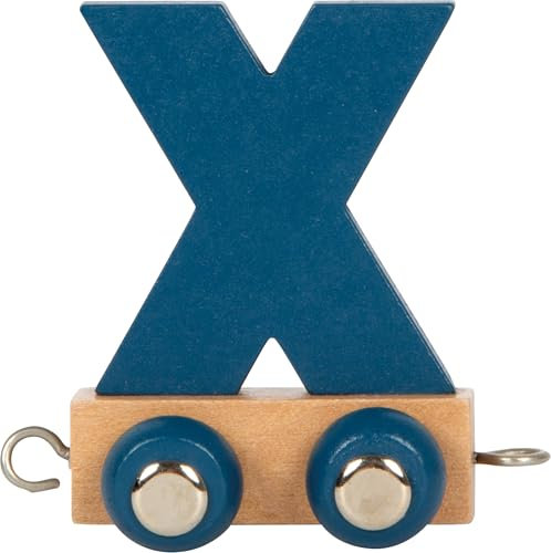 small foot Buchstabenzug Polar X aus Holz, Holzzug individuell kombinierbar, zum Dekorieren und Verschenken, 12594