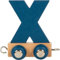 small foot Buchstabenzug Polar X aus Holz, Holzzug individuell kombinierbar, zum Dekorieren und Verschenken, 12594