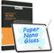 MEGOO Protecteur d'écran en verre effet papier pour iPad Air 11 pouces M2-M3 (2024-2025 6/7ème Gen), Mat pour le dessin/Anti-éblouissement/Compatible avec coque de protection, Pack de 2