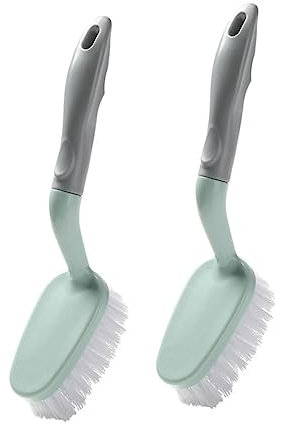 1set Floor Brush Floor Pot Lighter Fluid Cleaning Scrubber Porcelain Tile Cleaning Brush Cleaning Supplies Bathroom Broom Brush Green 2pcs Healeved