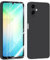 MIKULLE Hülle für Samsung Galaxy A06 4G HandyHülle + 2 Stück Schutzfolie,Dünn Weiche Liquid Silikon TPU Stoßfeste Schutzhülle mit Microfiber Case - Schwarz