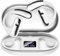 EUQQ Auriculares Inalambricos Blanco, Auriculares Bluetooth 5.3 Deportivos con Gancho de la Oreja, 40H de Reproducción,Llamada ENC HD, Profundamente Bajo, Pantalla LED, Ajuste Cómodo, IPX7 Impermeable