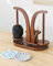 Baffect Yarn Holder Magnetic, Wool Holder Wooden with Knitting Accessories Organizer, Double Yarn Ball Holder Stand for Crochet Lovers