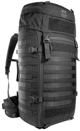 Tasmanian Tiger TT Medic Platoon Pack 57 Liter Medic-Rucksack, Taktischer Medic Pack für Sanitäter, Einsatzkräfte inkl. Zusatz-Taschen und Warrior Belt, Schwarz