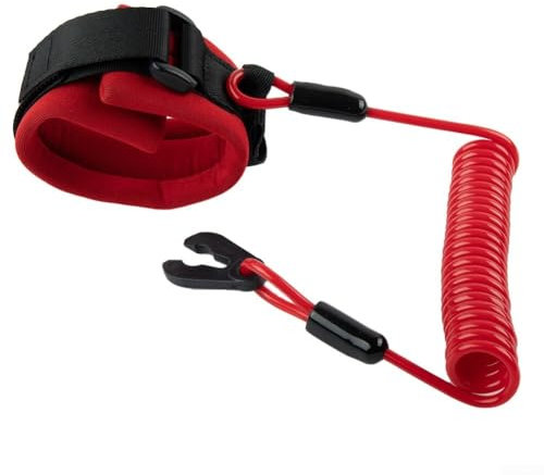 Cordon conçu spécifiquement pour le coupe-circuit de jet ski compatible avec les modèles ForJT900 et JT1100 offrant flottaison