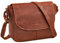 STILORD 'Elowen' Kleine Umhängetasche Damen Leder Handtasche Braun Klein Echtleder Damentasche Vintage Ledertasche Crossbody Bag Schultertasche