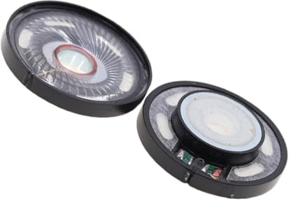 2Pcs Black 50mm Headphone Speakers Headsets Driver 32Ohm 112db Speakers Repair Parts For Headphones 50mm Speakers Driver