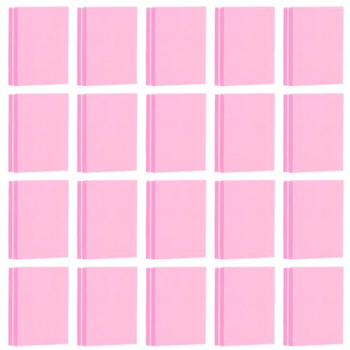 Nynkyon 50Pcs Mini Nail Buffer Blocks, 100/180 Grit Double-Sided Sponge Nail File, Reusable Nail Buffing Block for Natural Gel Acrylic Nails, Professional Manicure Tools for Home & Salon Use (Pink)