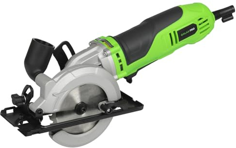 GALAX PRO 710W Mini Circular Saw 3 Pcs Saw Blades (115mm), 5200RPM Electric Circular Saw,42.5mm(90°)/26mm(45°) Cutting Depth, Portable and Compact for Wood/Plastic/Stone
