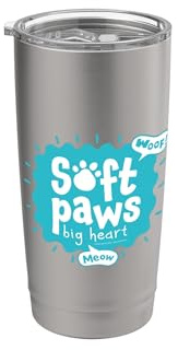 Friends. Soft Paws Bicchiere termico in acciaio inox doppia parete