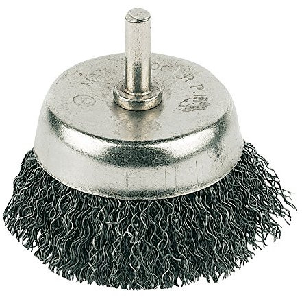 Silverline PB03 Rotary Steel Wire Cup Brush 50 mm, Silver