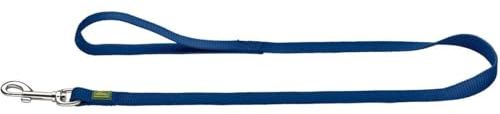 HUNTER Hundeführleine, Nylon, mit Handschlaufe, witterungsbeständig und pflegeleicht, 1.5 x 110 cm, marine