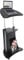 Techni Mobili Sit-to-Stand Mobile Medical Laptop Computer Cart, Black, Adjustable Height, B005