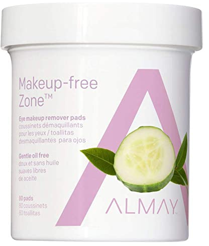 Almay Gentle Eye Makeup Remover Pads Oil Free - 80 Pads by Almay Cosmetics