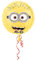Amscan 2995201 - Standard Folienballon Ich - Einfach unverbesserlich, Durchmesser circa 43 cm, Heliumballon