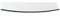 Bodenplatte G30 Segmentbogen 6 mm x 500 mm x 1000 mm ESG mit 18mm Facette und Dichtlippe Glasplatte Kaminplatte Funkenschutz Ofenplatte Funkenschutzplatte Kaminglas