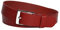 Vascavi Ledergürtel echt Leder, 3 cm breit und ca. 0.25 cm stark, Gürtel, Hüftgürtel, Jeansgürtel, Made in Germany (115 cm Gesamtlänge 125 cm, Rot)