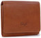 Gigi - Damen Leder Geldbörse - Geldbeutel/Portemonnaie Mittelgroß - 2 Kartenfächer und Münzfach - Geschenkbox - Giovanna 4285 - Braun/Hellbraun