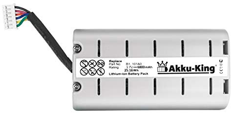 Akku-King Akku kompatibel mit Pure One Mini, VL-61114, Evoke-1 - ersetzt ChargePAK B1, 101A0 - Li-Ion 6800mAh