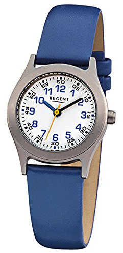REGENT Kinderuhr F947 Titan mit Lederband