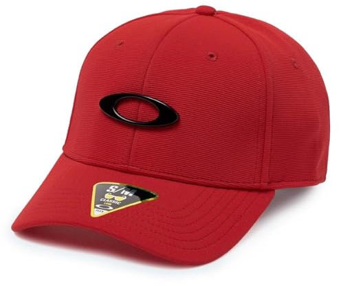 Oakley Apparel and accessories Herren TINCAN Cap Stretch Fit Hats, red, S/M