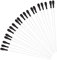Lovermusic Lot de 20 baguettes d'orchestre en fibre de verre avec manche noir 38,5 cm