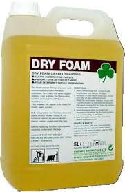 Clover Chemicals 444 Dry Foam Dry Foam Carpet Shampoo, 5 L