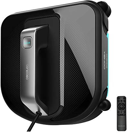 Cecotec Robot Limpiacristales Conga WinDroid 970. iTech WinSquare, Navegación Inteligente, Mopa Vibratoria, Diseño Cuadrado, 5 Modos de Limpieza, Sistema Seguridad