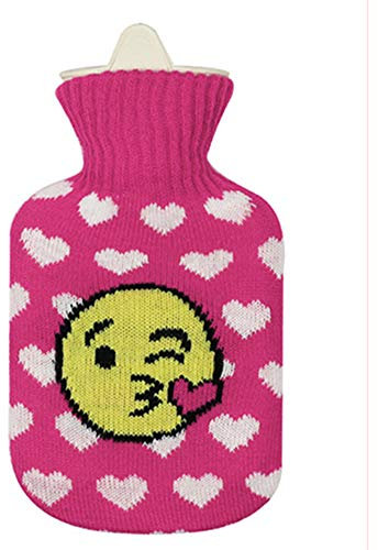 Noun bouillottes bébé Petite Bouteille d'eau Chaude 350 ML Anti-déflagrant Sac d'eau Chaude de Remplissage plomberie Main trésor Dessin animé en Peluche étudiante Adulte 22x12cm