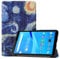 SATURCASE Étui pour Lenovo Tab M7, Beau PU Cuir Flip Pliable Folio Stand Protecteur Tablette Housse Étui Coque pour Lenovo Tab M7 (KN-7)