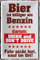 Blechschilder Bier lustiger Spruch: “Bier ist billiger als Benzin” Deko Schild Bar-Schild Theke 20x30 cm