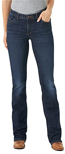 Wrangler Women's Willow Mid Rise Boot Cut Ultimate Riding Jean, Maggie, 3