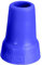 1 Stück Fußkapsel für Unterarmgehstützen blau