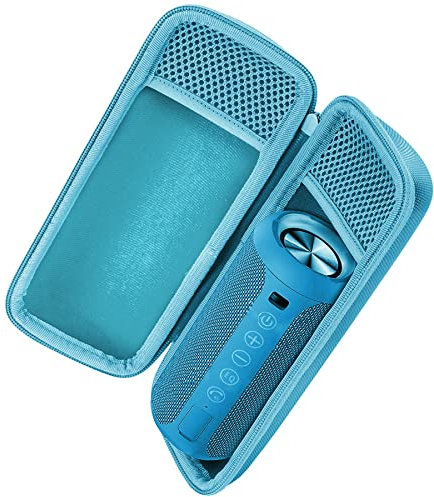 Khanka Funda rígida de Viaje para Ortizan X10 Altavoz Bluetooth portátil IPX7, Altavoz inalámbrico Impermeable, Solo Funda (Azul)