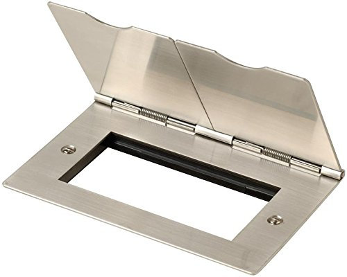 2G Quad Aperture Floor Socket, SWITCHES, Socket OUTLETS Floor Boxes/SOCKETS Electrical - FS312SS